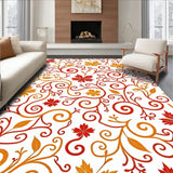 Autumn Harvest Scroll Machine Area Floor(Red)