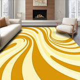 Abstract Wave Flow with Modern Artistic Expression(Brown)