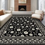 Elegant Floral Vine Tapestry Heritage Jewel(Black)