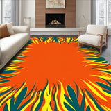 Abstract Forest Canopy with Branch Design Area(Orange)