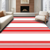 Festive Cane Inspired Horizontal Stripes(Red)