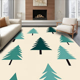 Nordic Spruce Elegant Jolly Hearth Adornment(Beige)