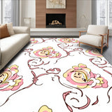 Charming Petal Dance Accent with Festive Florals(Pink)