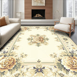 Abstract Modern Beige and Ivory(Beige)