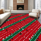 Jolly Plaid Tartan Winter Celebration Accent(Red)
