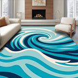 Elegant Sea Surge Masterwork Contemporary(Blue)