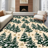 Holiday Evergreen Crystalline Half Round Entrance(Beige)