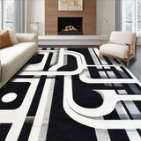 Abstract Black & White Stripe Illusion(Gray)