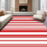 Festive Cane Striped Decorative(Red)