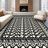 with Traditional Zigzag Motifs (Black)