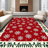 Joyful Celebration Nordic Frosty Flake Accent(Red)