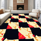 Checkered Entry with Vintage Picnic Blanket Inspired Styling(Black)