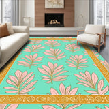 Boho Mosaic Patchwork with Stylized Petal Embellishments(Gold)