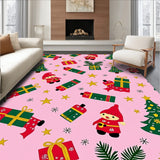 Winter Woodland Gnome Gift Box Absorbent Floor(Pink)