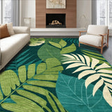 Tropical Plant with Modern Jungle Inspired Leaf and Floral(Green)