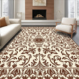 Enchanting Botanical Swirl Paisley Luxurious (Beige)