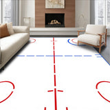 Professional Rink Stadium Blueprint Diagram(Blue)