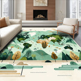 Imaginative Play Map with Whimsical Animal Inspired Geometric(Green)