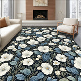 Sophisticated Monochrome Floral Touch(White)