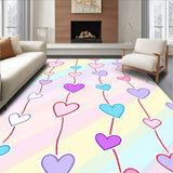 Kawaii Cascade with Floating Love Symbols (Pink)