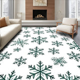 Luxurious Snowflake Symphony Elegant Plush(Green)
