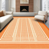 Artistic Mid Geometric Flair(Orange)