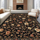 Luxurious Abstract Floral(Black)