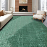 Ultra Soft Area Rug, Non Slip, Stain Resistant, Washable Area Rugs for Living Room, Bedroom, Soft Modern Abstract Dining Room Rug(Green)
