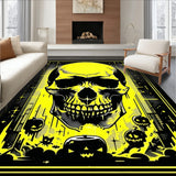Punk Rock Edgy Skull Motif(Yellow)