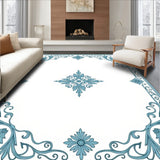 Victorian Fleur with Weathered Art Nouveau (Blue)