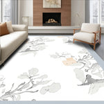 Zen Brushstroke Watercolor Inspired Artistic Japanese (White) - ODIKA