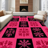 Jolly Checkered Flake Nordic Yuletide(Pink)