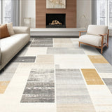 Farmhouse Chic Floor with Abstract Design(Gray)