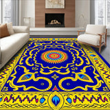 Arabesque Tile Mosaic with Interlocking Framework(Blue)