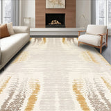 Animal Print Area Elegant Tiger Stripes(Beige)