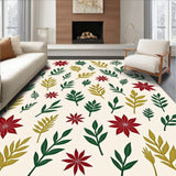 Holiday Botanical Wonderland Entryway Greeting Surface(Red)