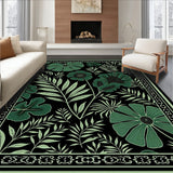 Tropical Midnight Jungle Exotic Flora Expedition (Black) - ODIKA