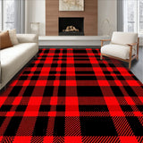 Lumberjack Plaid with Vintage Crosshatch Detailing(Red)