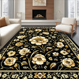 Sophisticated Digital Floral Print(Black)