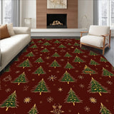 Holiday Evergreen Forest with Starlight Accents(Brown)