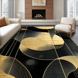 Trendy Toned Abstract Lines(Gold)