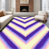 Lavender Ombre Chevron with Gradient Transitions(Purple)