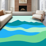 Mountain Landscape Horizon(Teal)