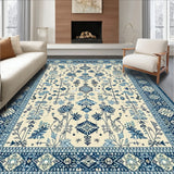 Vintage Southwest Inspired Area with Elegant Plant(Beige)