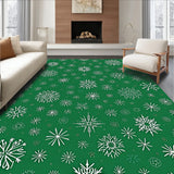 Magical Flake Constellation Wintry Celebration Furnishing(Green)