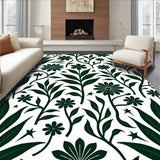 Mystical Garden Enchanted Blooms Artistic Nouveau(Green)