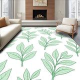 Botanical Leaf Motif Accent with Nature Inspired Design(Green)