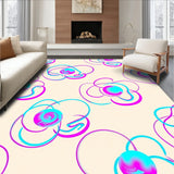 Interlocking Digital Buttons with Holographic Gradient Aura Effects (Ivory)