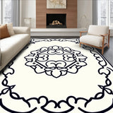 Exquisite Scrollwork Lattice Transitional(Black)