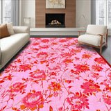 Lively Contemporary Pink Trellis(Pink)